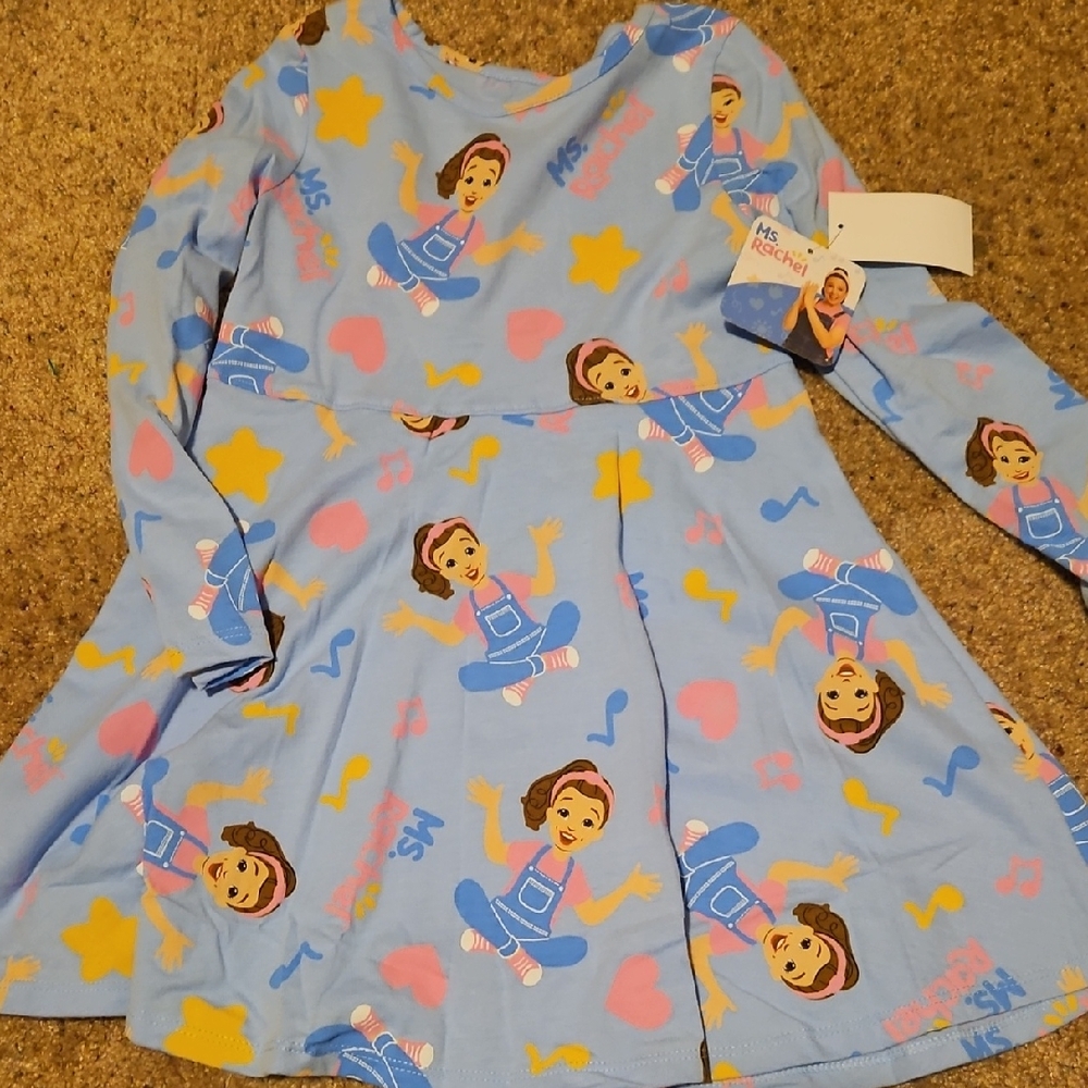 Rachel Light Blue Kids Dress Ms. Rachel